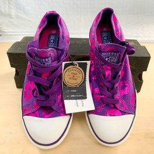 Converse One Star Violet Lips Sneakers NEW